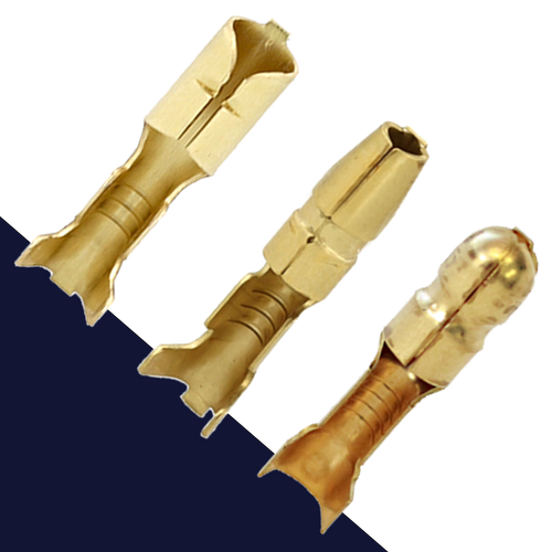 Uninsulated Male + Female Bullet Connector