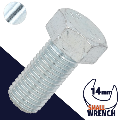 M10X1.25 Fine JIS Hex Bolt 14mm WAF - Steel 8.8 JIS B1180