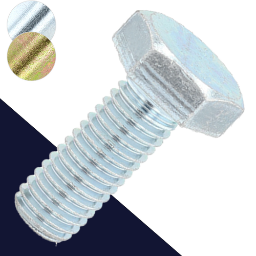 M3X0.5 Hex Bolt - Steel 8.8 DIN 931/933