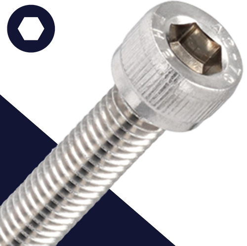 M12X1.25 Bolt Socket Head Stainless Extra Fine DIN 912