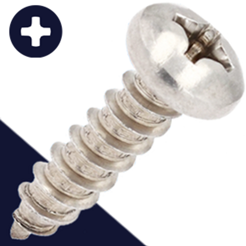 M4.2 Pan Phillips Tapping Stainless Steel DIN 7981-C