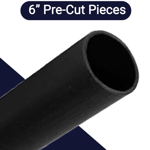 Non-Adhesive Shrink Tubing,Pre-Cut 6" Lengths,Shrink Ratio: 2 to 1