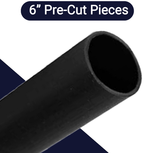 Non-Adhesive Shrink Tubing,Pre-Cut 6" Lengths,Shrink Ratio: 2 to 1