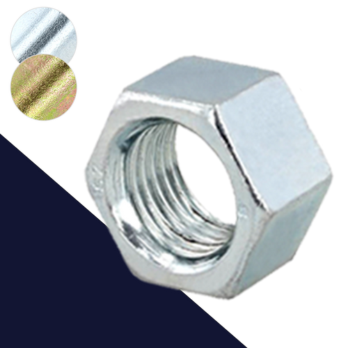 Coarse + Fine JIS Nut,Steel Class 8 Zinc,JIS B-1180