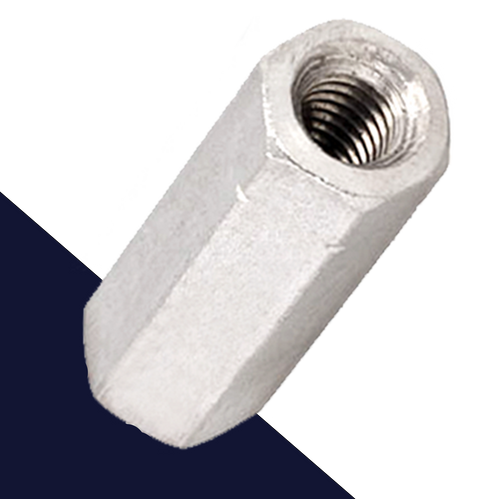 Hex Coupler Nut DIN 6334,Stainless Steel A2,Length 3x Diameter