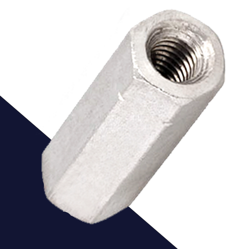 Hex Coupler Nut DIN 6334,Stainless Steel A2,Length 3x Diameter