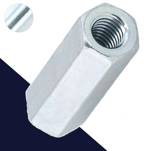 Hex Coupler Standoff Nut Class 6 Steel DIN 6334