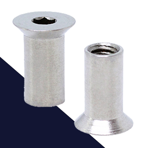 Sleeve Nut Flat Head Stainless