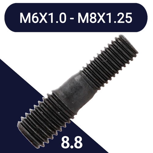 M6 to M8,Class 8.8 Steel,Stepped Stud