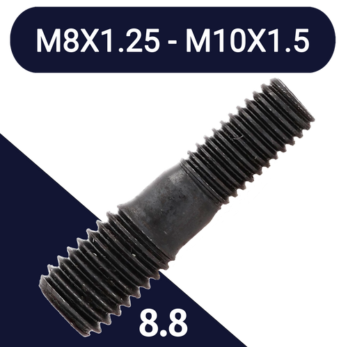 M8 to M10,Class 8.8 Steel,Stepped Stud