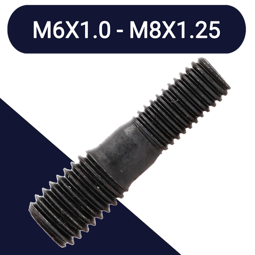 M6 to M8,Class 10.9 Steel,Hardened Stepped Stud