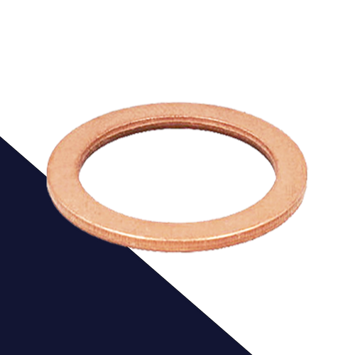 Copper Crush 2.5mm Thick,Corrosion Resistant Gasket,DIN 7603 Solid Washer