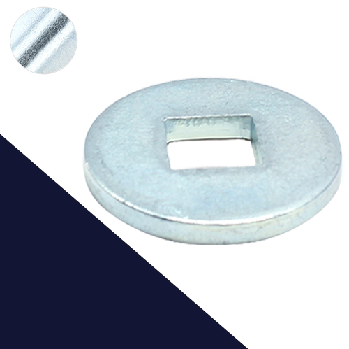Carriage Bolt Fender Washer,Zinc Plated, Square Hole,DIN 440 Form "V"