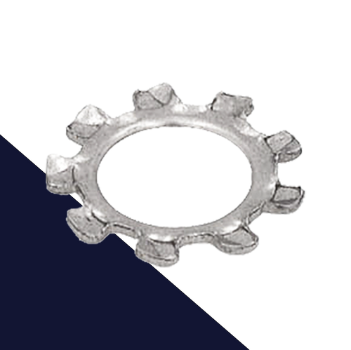 Toothed EXTERNAL Star Lock Washer DIN 6797-A Stainless