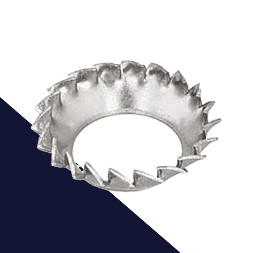 Serrated CUP External Star Lock Washer DIN 6798-V Stainless