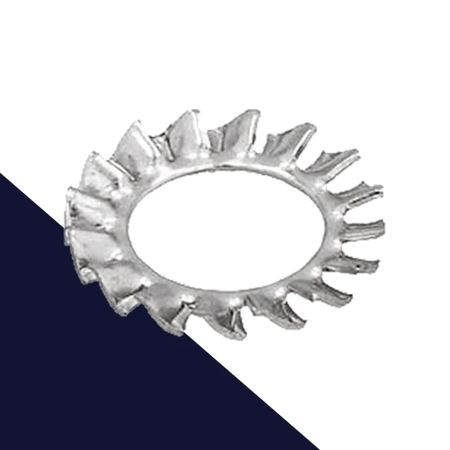 Serrated Star Lock Washer,External DIN 6798-A,Stainless Steel