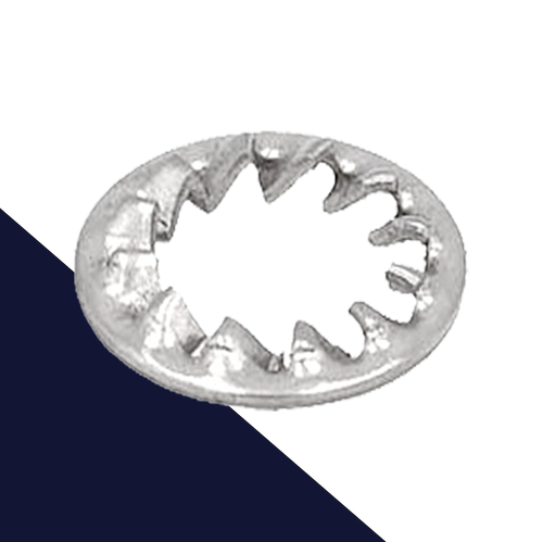 Serrated Star Lock Washer,Internal DIN 6798-J,Stainless Steel