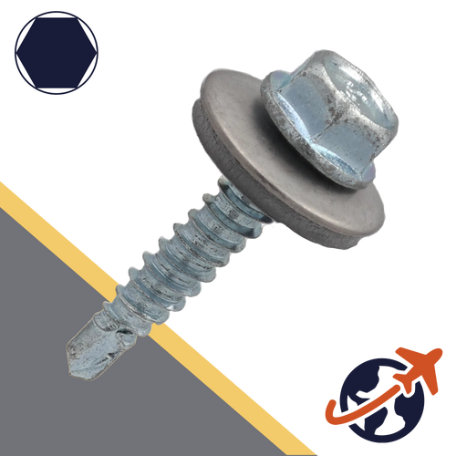 M4.8 BI-Metal, 2mm Drill Tip,Self Drilling Screw,A2 Stainless Steel