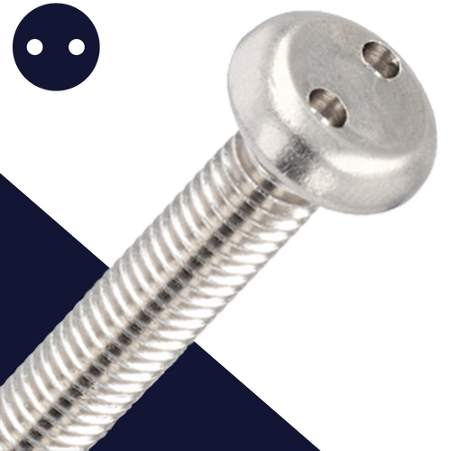 M3 Snake Eye Cheese Head Screw Stainless Steel