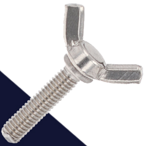 M4X0.7 Wing Bolt American Style - A2 Stainless