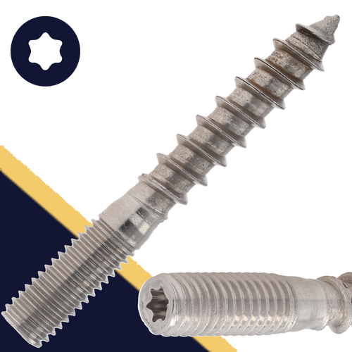 M10 Torx Drive Hanger Bolt Stainless Steel