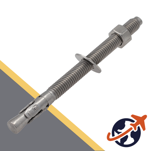 M10 Heavy Duty,Concrete Wedge Anchor,Stainless Steel