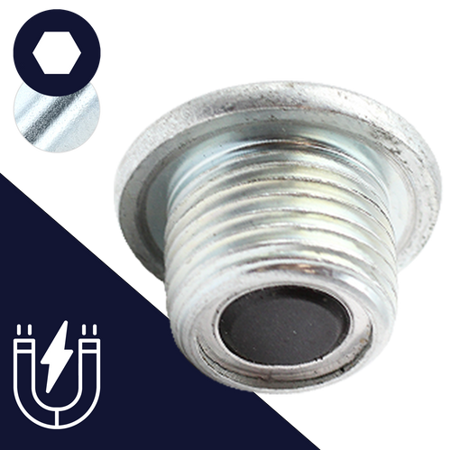 Steel Magnetic Drain Plug DIN 908