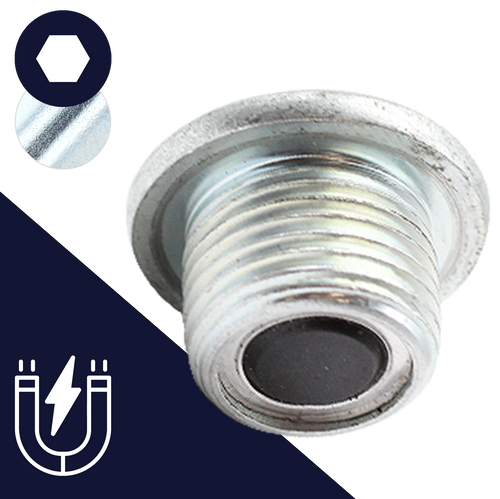 Steel Magnetic Drain Plug DIN 908