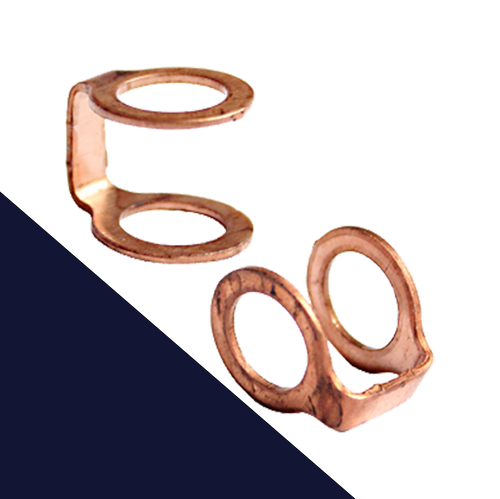 Copper Twin Rings 1.0mm Thick,Double Sealing Gasket,Use with Banjo Fitting