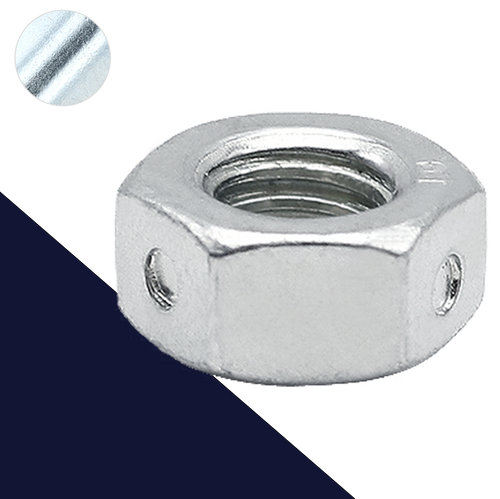 Biloc Lock Nut,Class 10 Steel, Zinc,Bi-Directional Locking