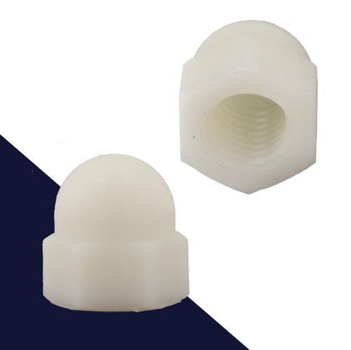 Coarse, Polyamide Acorn Nut DIN 1587