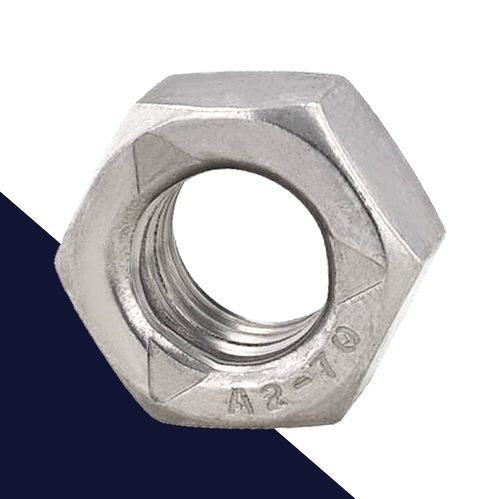 3-Punch Lock Nut,Stainless Steel,Base DIN 934 Pinch