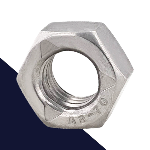 3-Punch Lock Nut,Stainless Steel,Base DIN 934 Pinch
