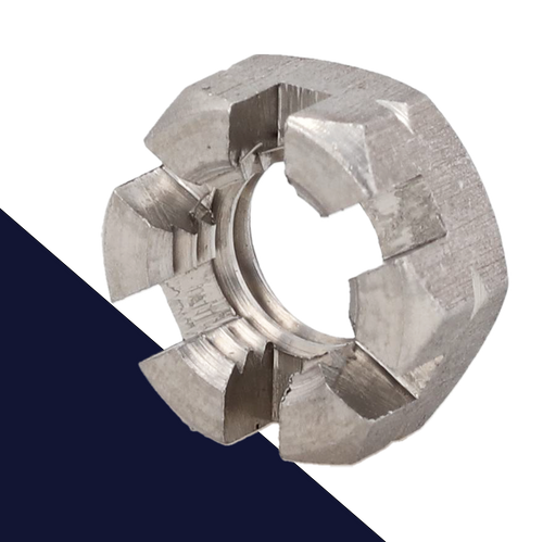 Low Height Castle Nut,Stainless Steel A2,DIN 979