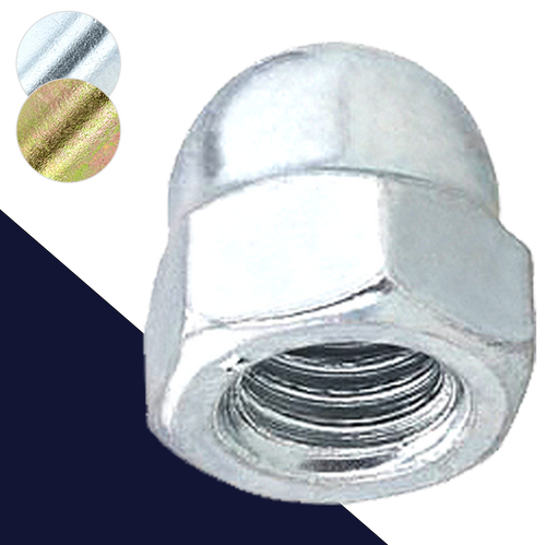 Acorn Nut Class 6 Steel Zinc DIN 1587