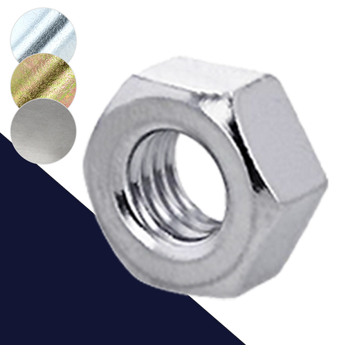 Extra Coarse Retired JIS Nut,Steel Low Carbon,Legacy Threading