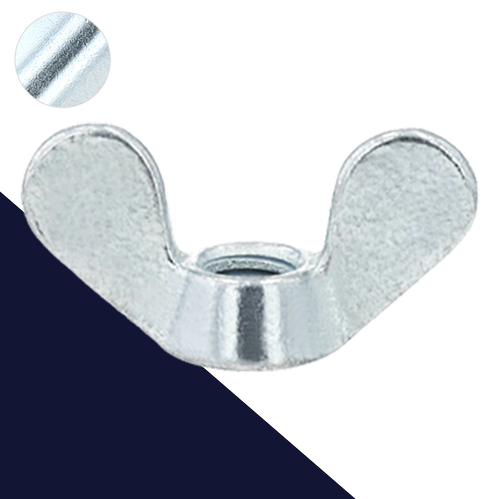 Wing Nut Rounded Style Steel Zinc DIN 315