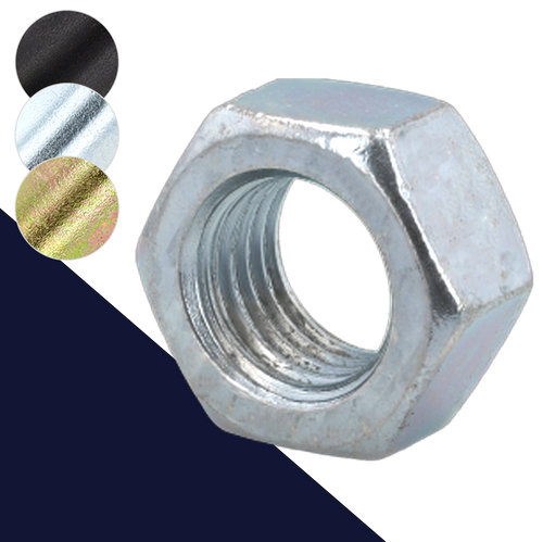 Fine DIN 934 Nut,Steel Class 10 Hardened,Finishes Vary