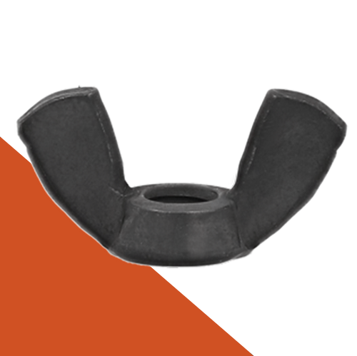 Wing Nut American Style Stainless Black