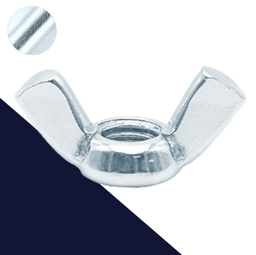 Wing Nut Straight,Steel, Zinc Plated,DIN 315 American Style