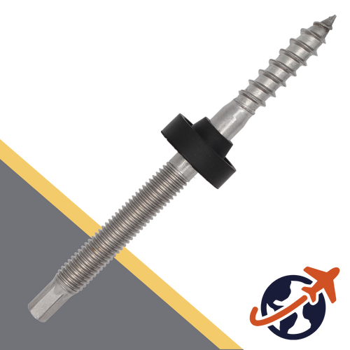 M10 Assembled Stainless Solar Hanger Bolt with EPDM Gasket