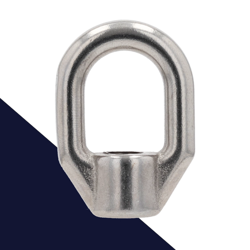 M8 Elongated Eye Nut,Stainless Steel,Cast Formed