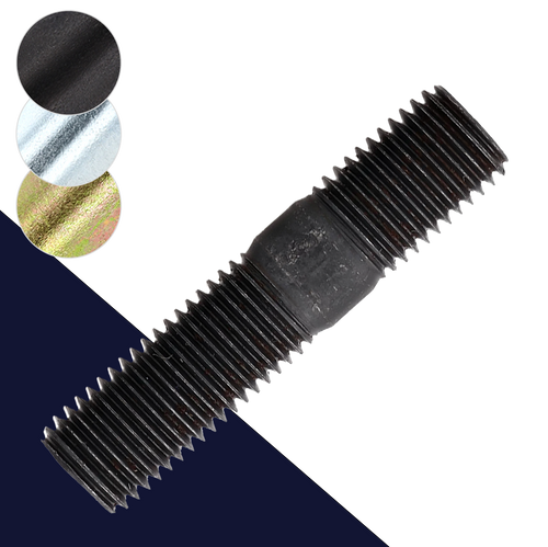 M8 Double End Stud,Steel Class 8.8,DIN 835