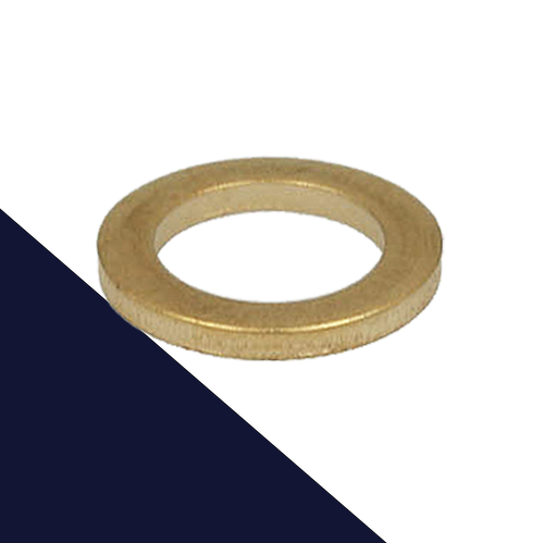 Flat Washer Small O.D.,Solid Brass,DIN 433