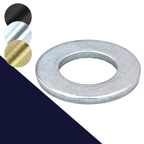 Flat Washer,140 HV Steel,DIN 125A