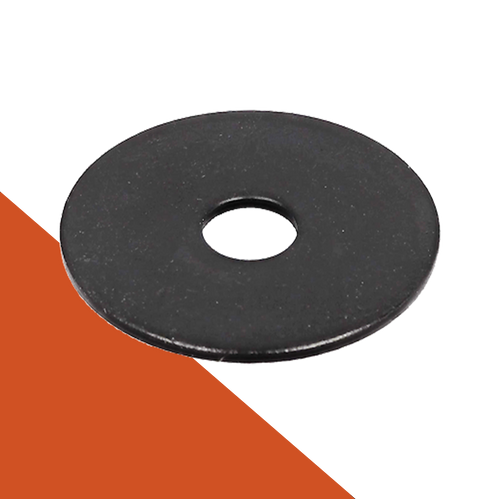 Fender Washer Oversized,Stainless A2 + Black Oxide,Passivated