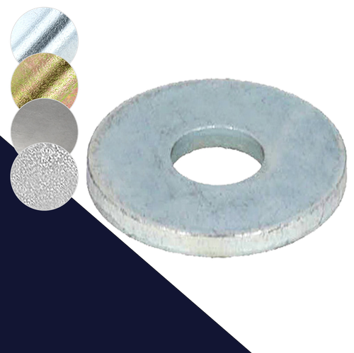 Fender Washer Thick DIN 6340,HV-350 Extreme Strength,Finishes Vary