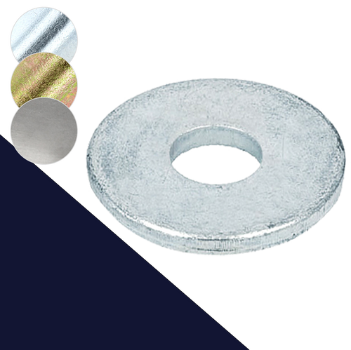 Fender Washer ISO 7093,HV-200 Steel Hardened,Finishes Vary