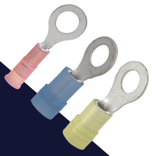 Eye Terminal Insulated,22-18 to 12-10 Gauge,Nylon Insulated