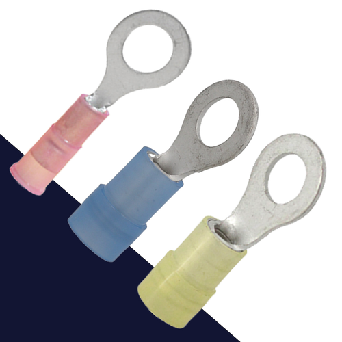 Eye Terminal Insulated,22-18 to 12-10 Gauge,Nylon Insulated